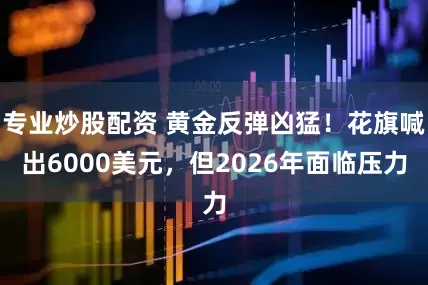 专业炒股配资 黄金反弹凶猛！花旗喊出6000美元，但2026年面临压力